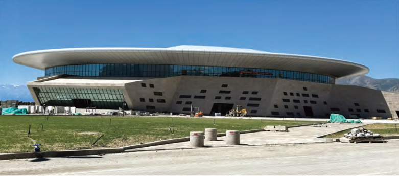 赛里木湖游客中心 新疆铝单板